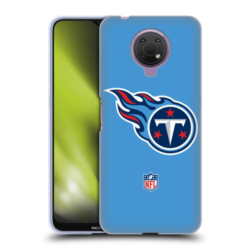 NFL Tennessee Titans Logo Plain Soft Gel Case for Nokia G10