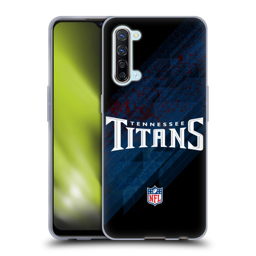 NFL Tennessee Titans Logo Blur Soft Gel Case for OPPO Find X2 Lite 5G