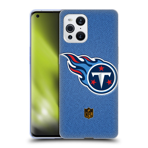 NFL Tennessee Titans Logo Football Soft Gel Case for OPPO Find X3 / Pro