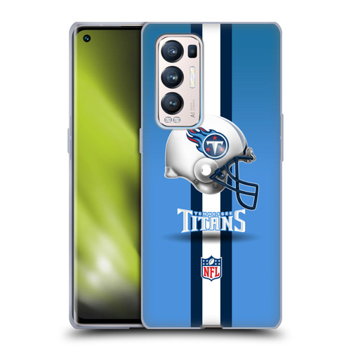 NFL Tennessee Titans Logo Helmet Soft Gel Case for OPPO Find X3 Neo / Reno5 Pro+ 5G