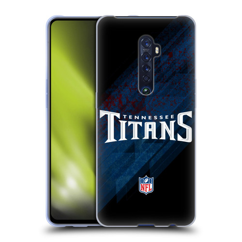 NFL Tennessee Titans Logo Blur Soft Gel Case for OPPO Reno 2