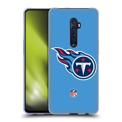 NFL Tennessee Titans Logo Plain Soft Gel Case for OPPO Reno 2