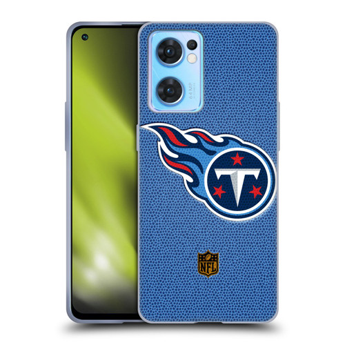 NFL Tennessee Titans Logo Football Soft Gel Case for OPPO Reno7 5G / Find X5 Lite