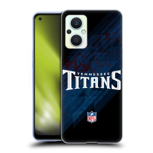 NFL Tennessee Titans Logo Blur Soft Gel Case for OPPO Reno8 Lite