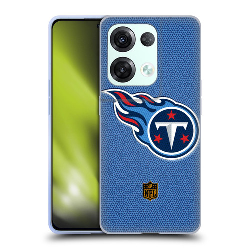 NFL Tennessee Titans Logo Football Soft Gel Case for OPPO Reno8 Pro