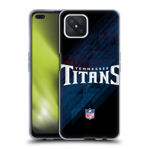 NFL Tennessee Titans Logo Blur Soft Gel Case for OPPO Reno4 Z 5G