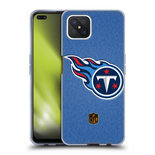 NFL Tennessee Titans Logo Football Soft Gel Case for OPPO Reno4 Z 5G