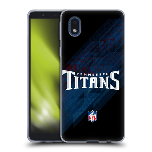 NFL Tennessee Titans Logo Blur Soft Gel Case for Samsung Galaxy A01 Core (2020)