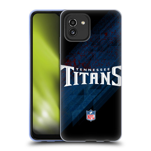 NFL Tennessee Titans Logo Blur Soft Gel Case for Samsung Galaxy A03 (2021)