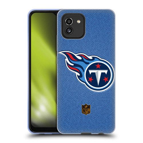 NFL Tennessee Titans Logo Football Soft Gel Case for Samsung Galaxy A03 (2021)
