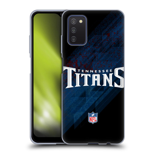 NFL Tennessee Titans Logo Blur Soft Gel Case for Samsung Galaxy A03s (2021)