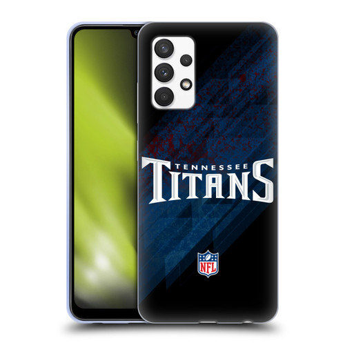 NFL Tennessee Titans Logo Blur Soft Gel Case for Samsung Galaxy A32 (2021)