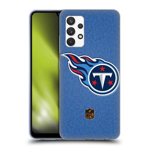 NFL Tennessee Titans Logo Football Soft Gel Case for Samsung Galaxy A32 (2021)