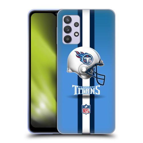 NFL Tennessee Titans Logo Helmet Soft Gel Case for Samsung Galaxy A32 5G / M32 5G (2021)