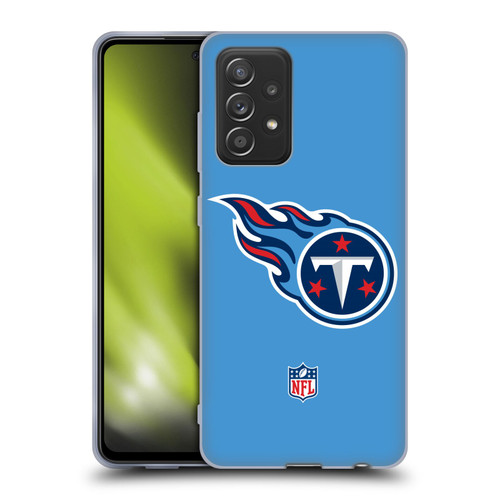 NFL Tennessee Titans Logo Plain Soft Gel Case for Samsung Galaxy A52 / A52s / 5G (2021)