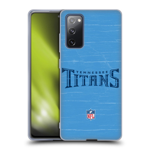 NFL Tennessee Titans Logo Distressed Look Soft Gel Case for Samsung Galaxy S20 FE / 5G