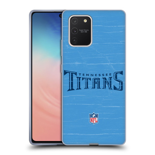 NFL Tennessee Titans Logo Distressed Look Soft Gel Case for Samsung Galaxy S10 Lite