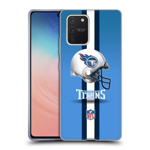 NFL Tennessee Titans Logo Helmet Soft Gel Case for Samsung Galaxy S10 Lite