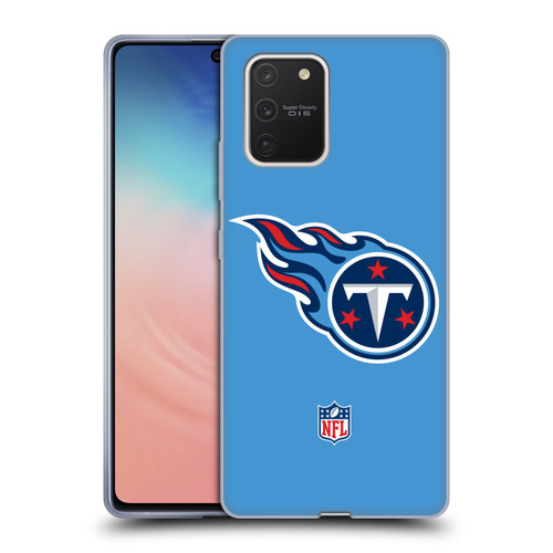 NFL Tennessee Titans Logo Plain Soft Gel Case for Samsung Galaxy S10 Lite