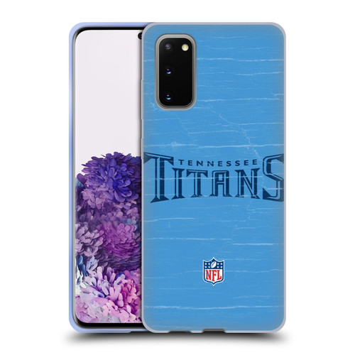 NFL Tennessee Titans Logo Distressed Look Soft Gel Case for Samsung Galaxy S20 / S20 5G