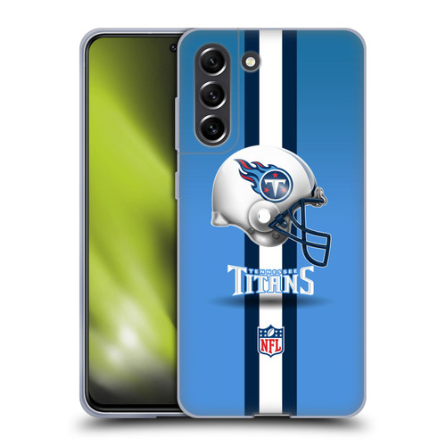 NFL Tennessee Titans Logo Helmet Soft Gel Case for Samsung Galaxy S21 FE 5G