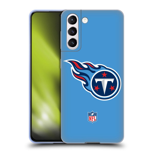 NFL Tennessee Titans Logo Plain Soft Gel Case for Samsung Galaxy S21 5G