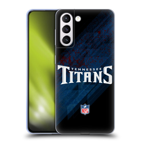 NFL Tennessee Titans Logo Blur Soft Gel Case for Samsung Galaxy S21+ 5G