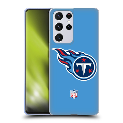NFL Tennessee Titans Logo Plain Soft Gel Case for Samsung Galaxy S21 Ultra 5G