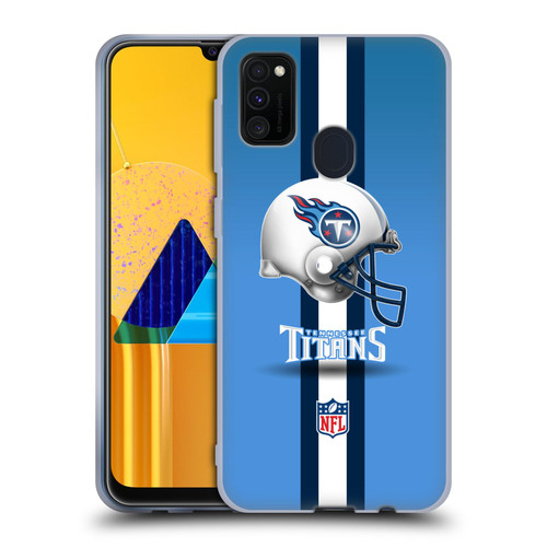 NFL Tennessee Titans Logo Helmet Soft Gel Case for Samsung Galaxy M30s (2019)/M21 (2020)