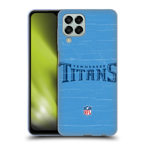 NFL Tennessee Titans Logo Distressed Look Soft Gel Case for Samsung Galaxy M33 (2022)