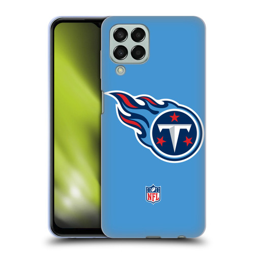 NFL Tennessee Titans Logo Plain Soft Gel Case for Samsung Galaxy M33 (2022)