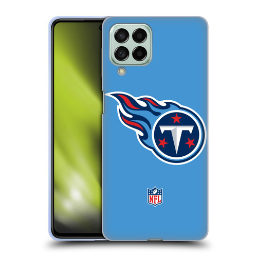 NFL Tennessee Titans Logo Plain Soft Gel Case for Samsung Galaxy M53 (2022)