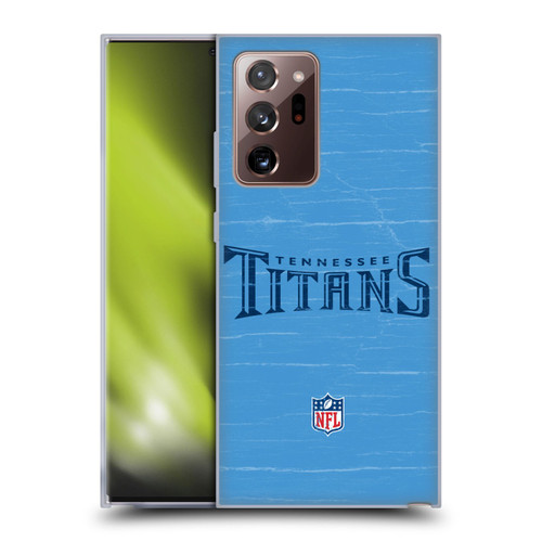 NFL Tennessee Titans Logo Distressed Look Soft Gel Case for Samsung Galaxy Note20 Ultra / 5G