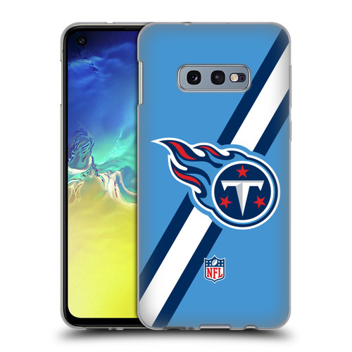 NFL Tennessee Titans Logo Stripes Soft Gel Case for Samsung Galaxy S10e