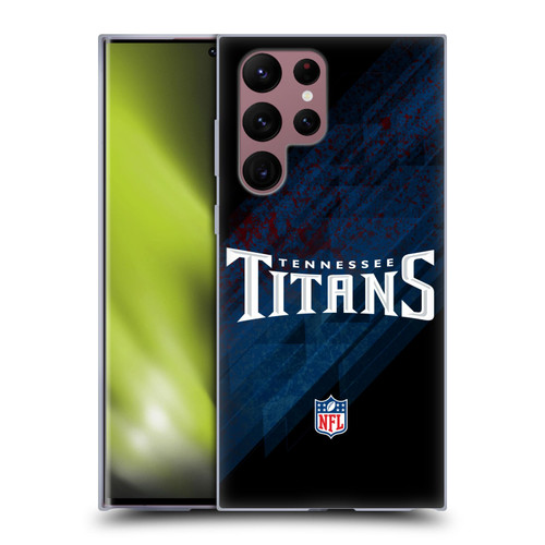 NFL Tennessee Titans Logo Blur Soft Gel Case for Samsung Galaxy S22 Ultra 5G