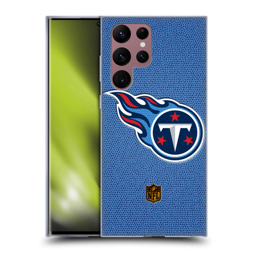 NFL Tennessee Titans Logo Football Soft Gel Case for Samsung Galaxy S22 Ultra 5G