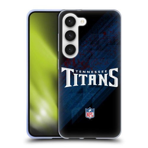 NFL Tennessee Titans Logo Blur Soft Gel Case for Samsung Galaxy S23 5G