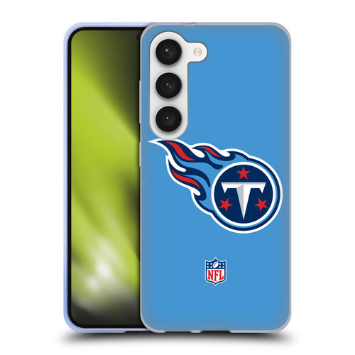 NFL Tennessee Titans Logo Plain Soft Gel Case for Samsung Galaxy S23 5G