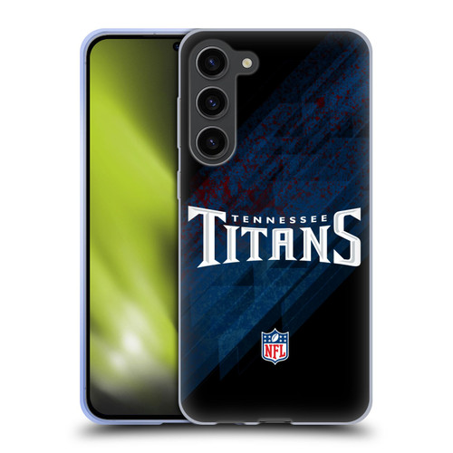 NFL Tennessee Titans Logo Blur Soft Gel Case for Samsung Galaxy S23+ 5G