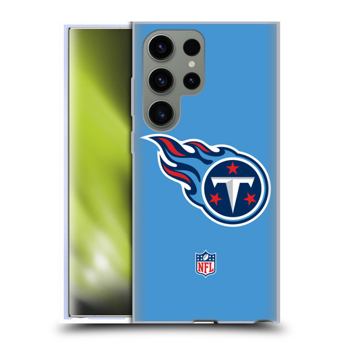 NFL Tennessee Titans Logo Plain Soft Gel Case for Samsung Galaxy S23 Ultra 5G
