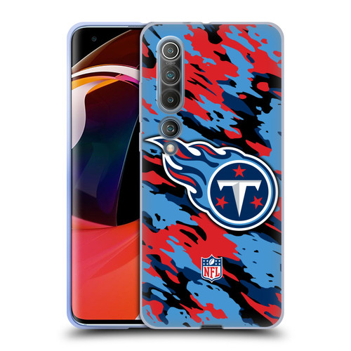 NFL Tennessee Titans Logo Camou Soft Gel Case for Xiaomi Mi 10 5G / Mi 10 Pro 5G