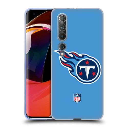 NFL Tennessee Titans Logo Plain Soft Gel Case for Xiaomi Mi 10 5G / Mi 10 Pro 5G
