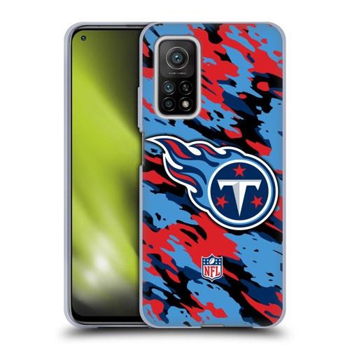 NFL Tennessee Titans Logo Camou Soft Gel Case for Xiaomi Mi 10T 5G