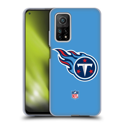 NFL Tennessee Titans Logo Plain Soft Gel Case for Xiaomi Mi 10T 5G