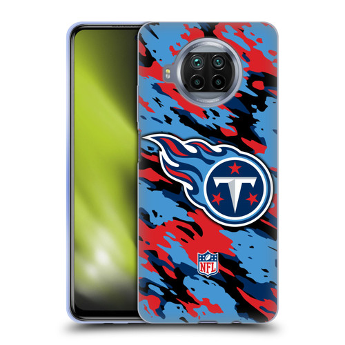 NFL Tennessee Titans Logo Camou Soft Gel Case for Xiaomi Mi 10T Lite 5G