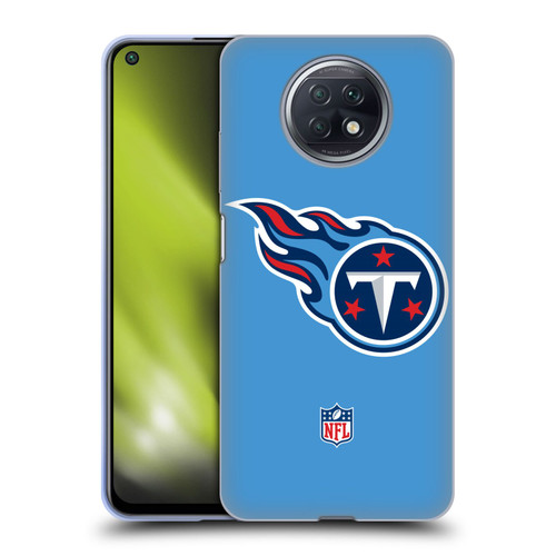 NFL Tennessee Titans Logo Plain Soft Gel Case for Xiaomi Redmi Note 9T 5G