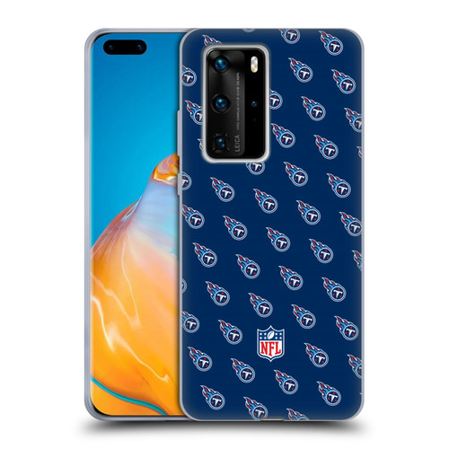 NFL Tennessee Titans Artwork Patterns Soft Gel Case for Huawei P40 Pro / P40 Pro Plus 5G
