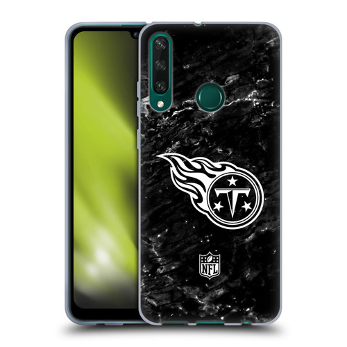 NFL Tennessee Titans Artwork Marble Soft Gel Case for Huawei Y6p