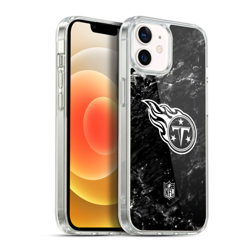 NFL Tennessee Titans Artwork Marble Soft Gel Case for Apple iPhone 12 / iPhone 12 Pro & MagSafe