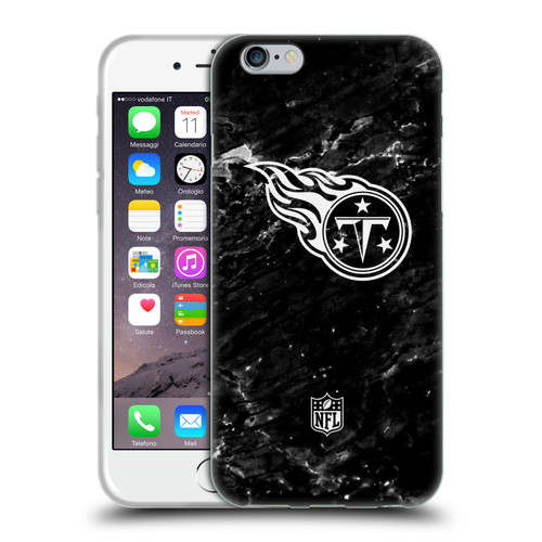 NFL Tennessee Titans Artwork Marble Soft Gel Case for Apple iPhone 6 / iPhone 6s